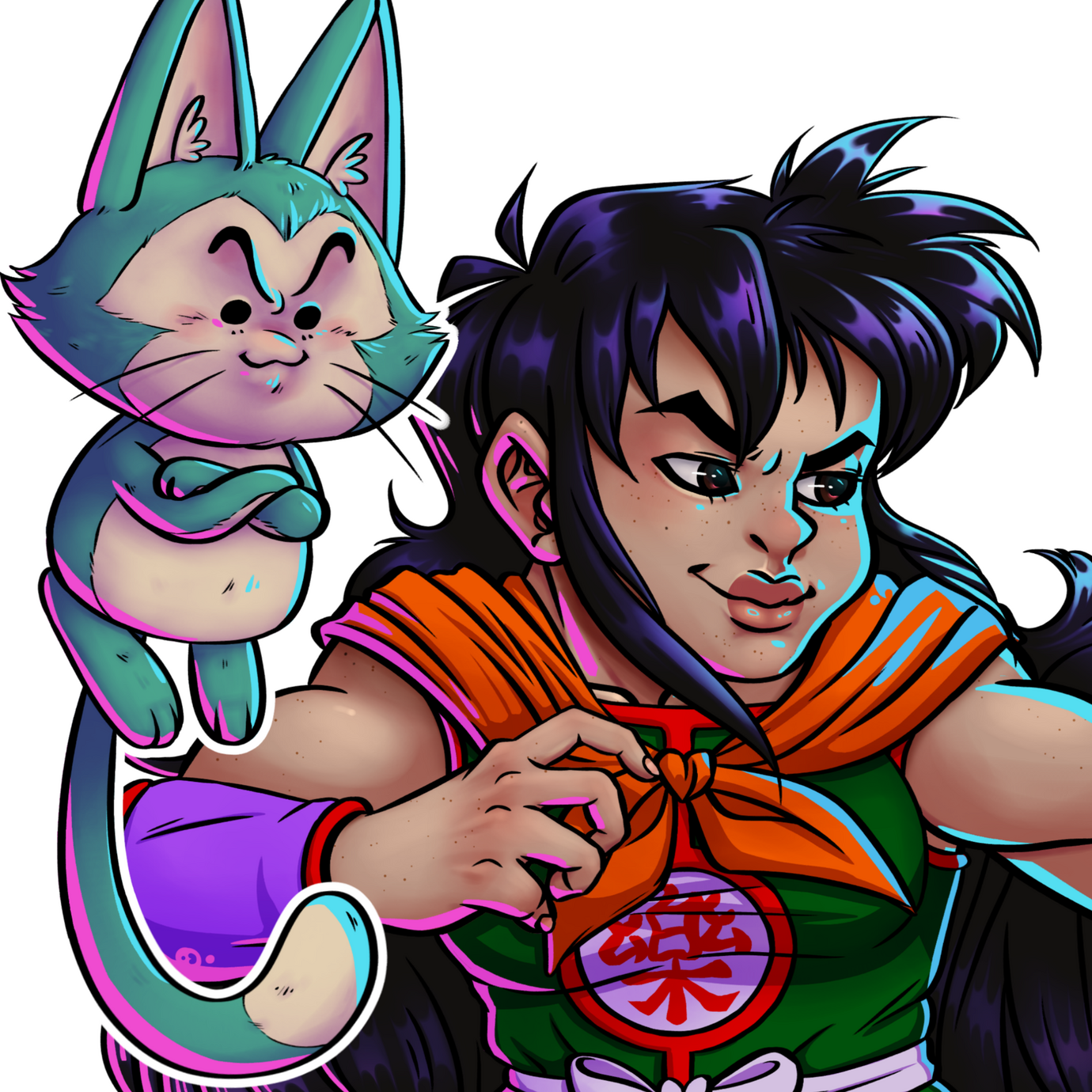 Yamcha & Puar Genderbent