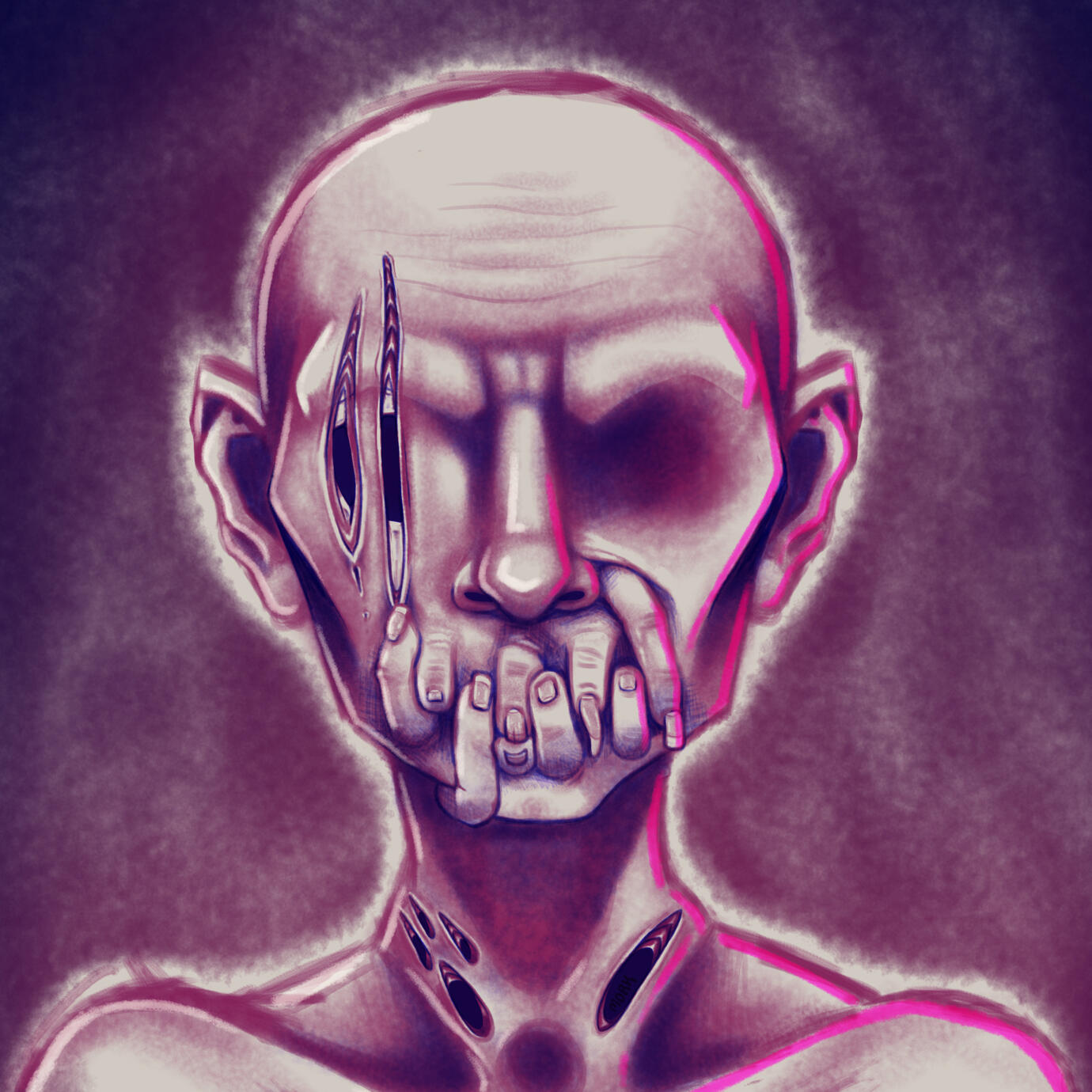 Horror Creature Doodle